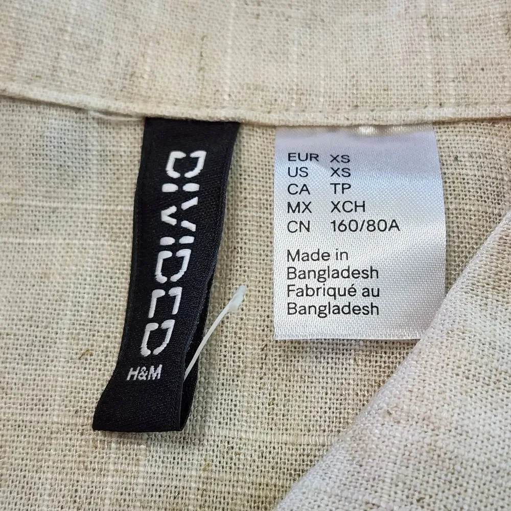 Divided H&M Linen Blend Shirt - Picture 7 of 12